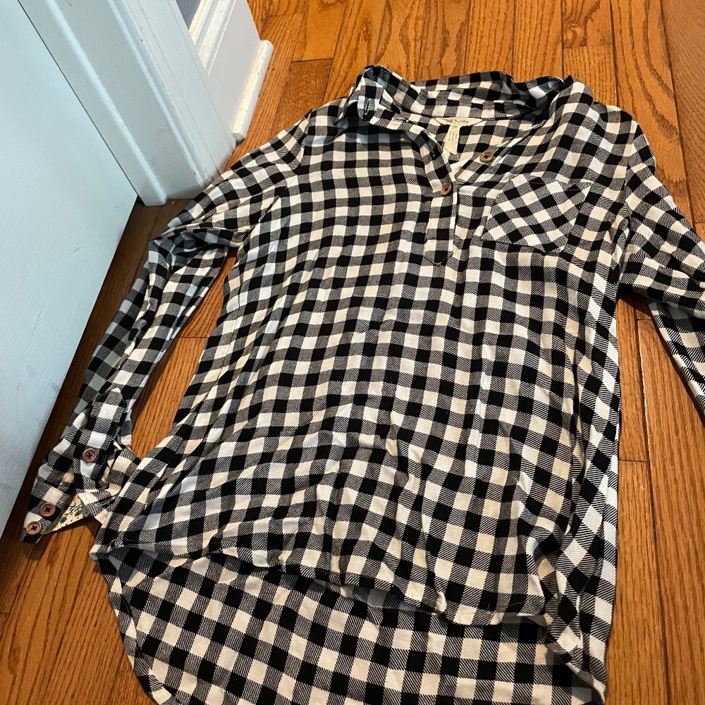 Flannel Matilda, Jane Long sleeve flannel shirt Adult size xs